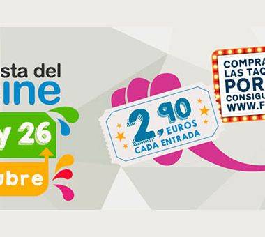 ¡Vuelve la Fiesta del Cine los días 24, 25 y 26 de octubre!