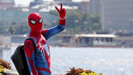  Disfraz de Spider-Man para adulto, de la película Spider-Man:  de regreso a casa, Estándar : Ropa, Zapatos y Joyería