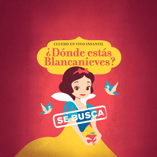 Cluedo en Vivo Infantil - ¿Dónde Estás Blancanieves?