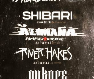 Shibari + Alimaña Hardcore + River Hakes + Nukore