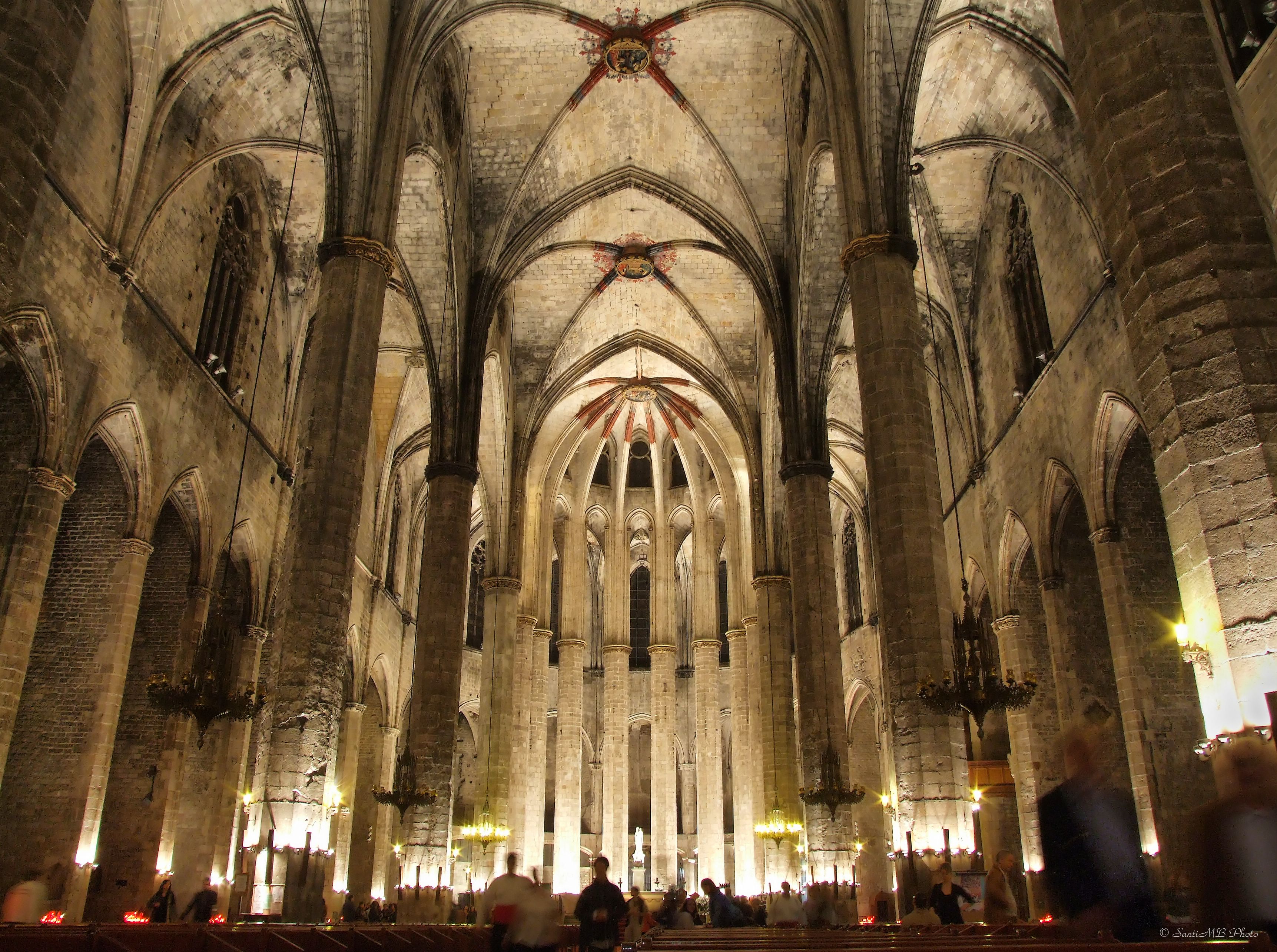 santa maria del mar en barcelona