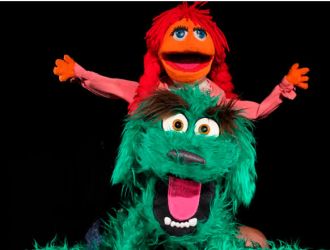 ¡Guau! El perro verde