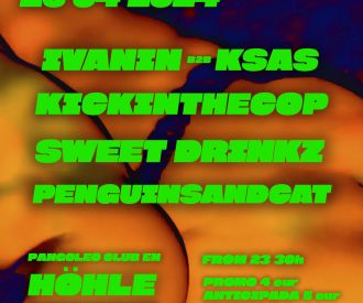 Pangolab: Ivanin b2b Ksas + Kickinthecop + Sweet Drinkz + Penguinsandcat