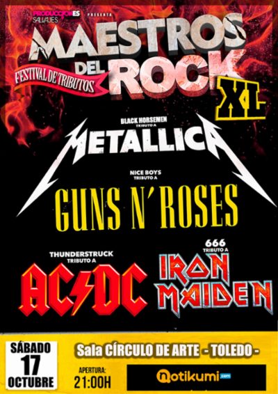 Festival de tributos MAESTROS DEL ROCK XL. - Sevilla