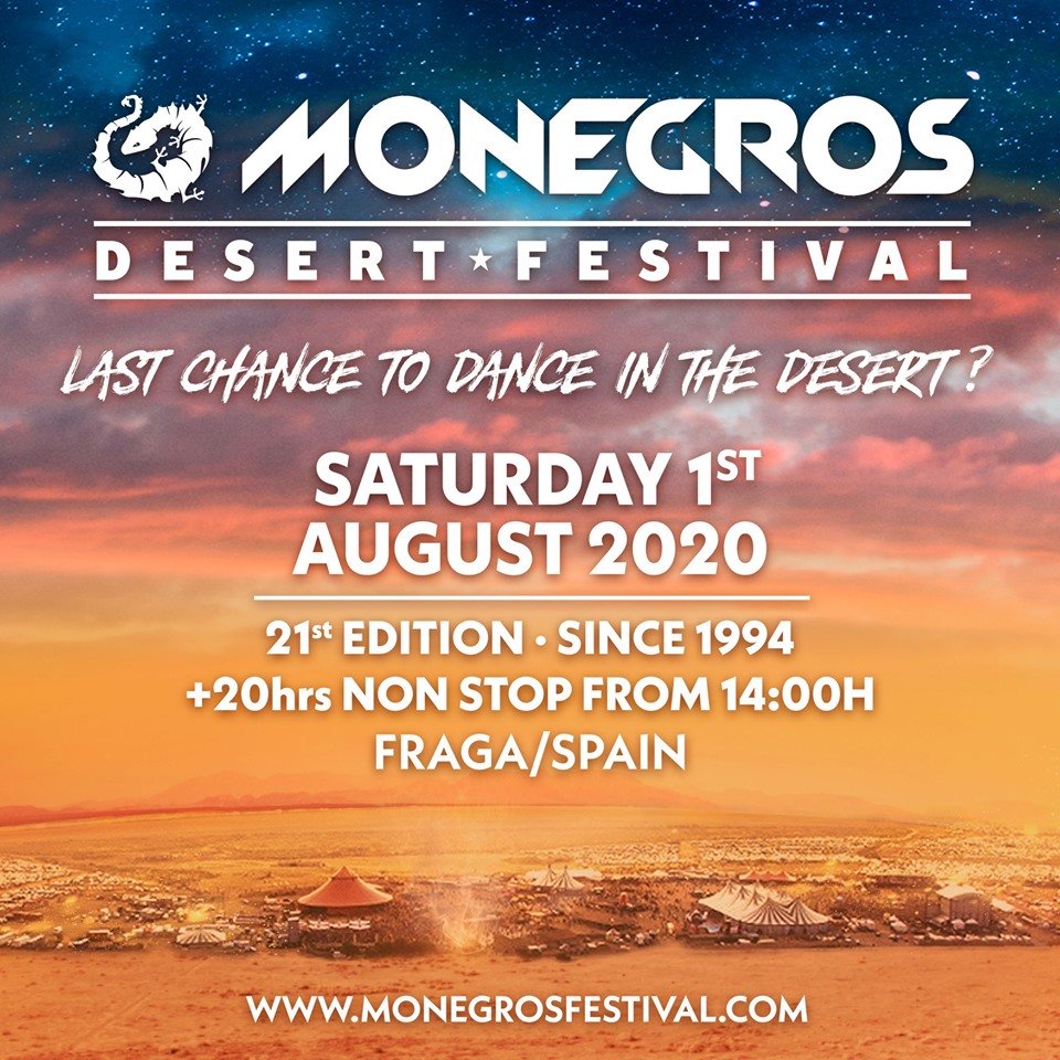 Entradas Monegros Desert Festival 2020 en Desierto de los Monegros