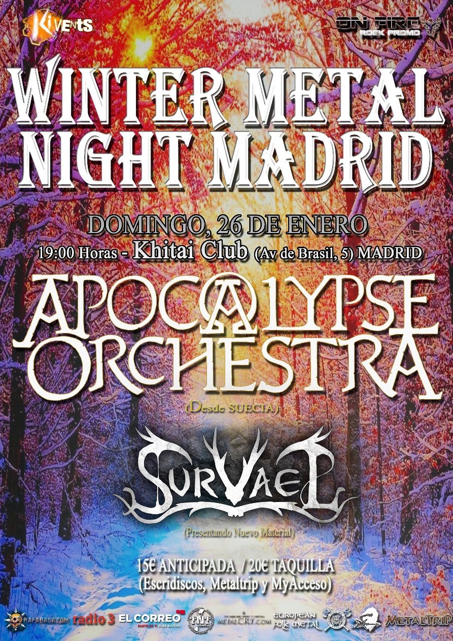 Winter Metal Night Madrid - Oferta