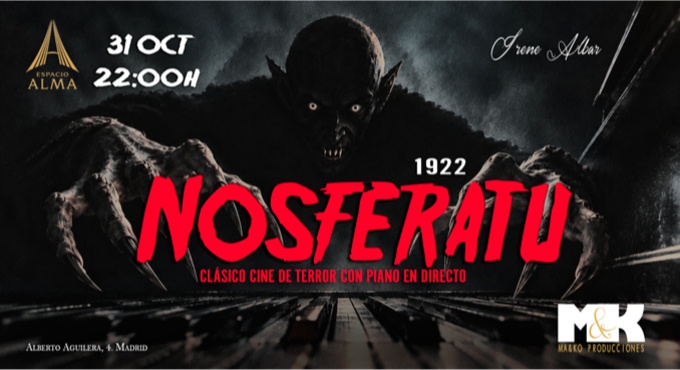 NOSFERATU 1922, Cine mudo con piano en directo - Madrid