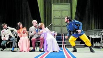 La cantante Calva con Adriana Ozores y Fernando Tejero 4