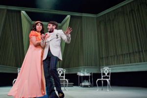 La cantante Calva con Adriana Ozores y Fernando Tejero 3